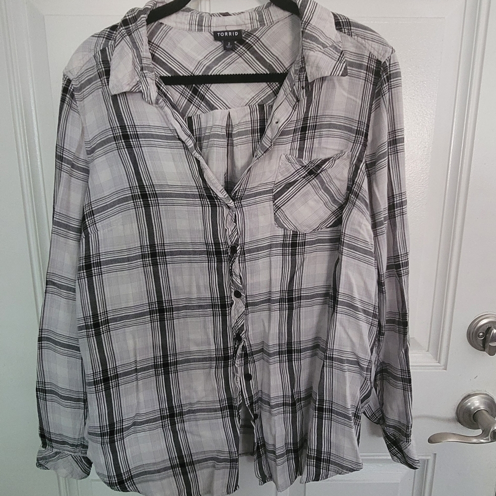 Torrid Plaid Top
